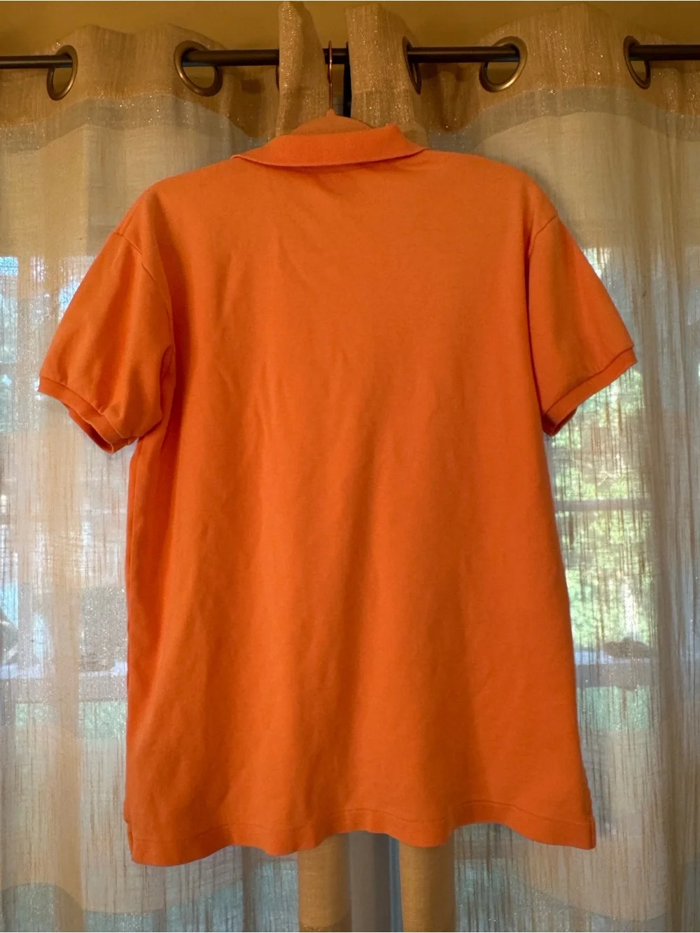 Ralph Lauren Men’s Coral Orange Polo with Green Pony